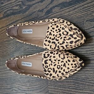 Steve Madden Leopard Print Flats Sz 12